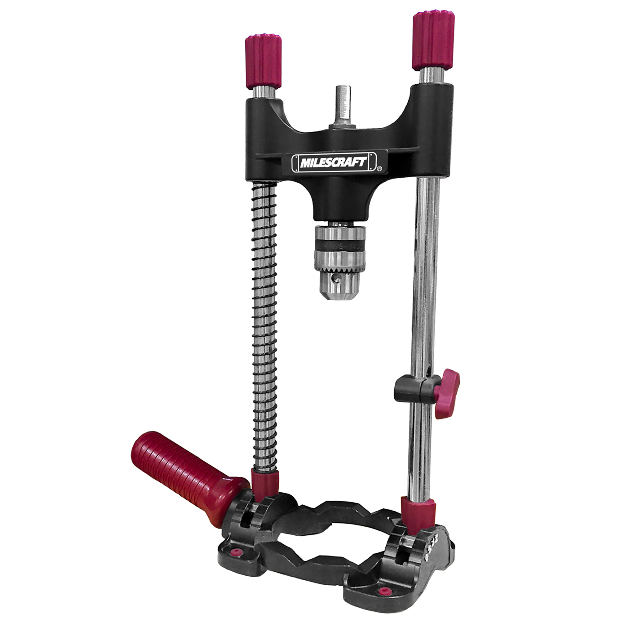 Milescraft DrillMate Portable Drilling Guide — 3/8in. Chuck, Adjustable, Precision Drilling, Model# 13180003
